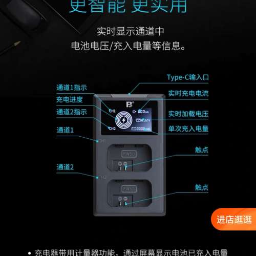 Sony NP-FW50 灃標副廠高容量電池 2粒 連 數顯雙充 叉電器