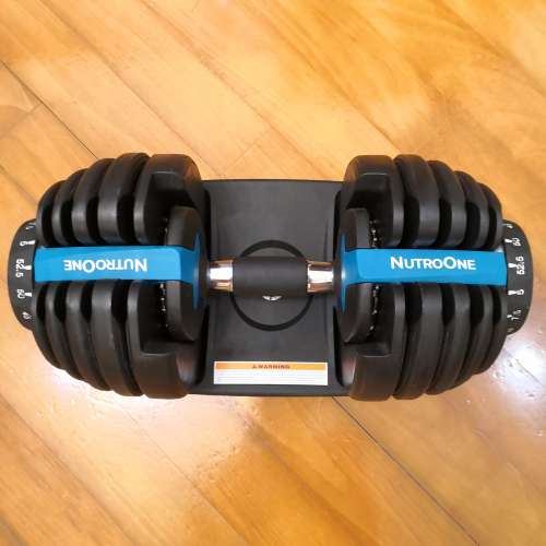 NutroOne 3 Sec Weight Adjust- Professional Dumbbell, 3秒極速調重-專業啞鈴, 5 ...