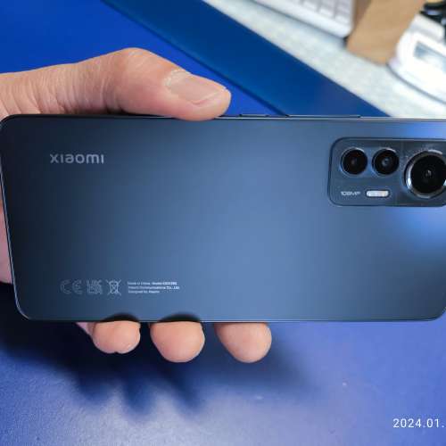 小米 12 Lite 8+256 香港行貨 黑色全套 小用新淨 (入台機)