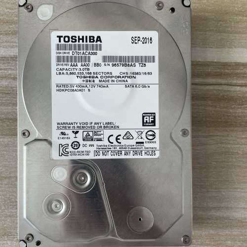 Toshiba DT 3TB