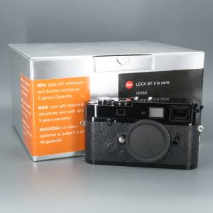 [Full Box Set] Leica A La Carte M7 0.85 Black Paint Limited Edition Film Camera