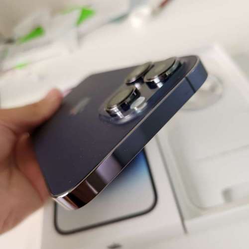 99.9新IPhone 14pro max256gb,紫色，官換機用過幾日，電池健康度100,還有原厰保養至...