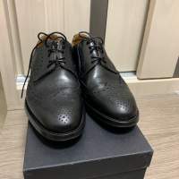 著名英國品牌 Bow-Tie 黑色皮鞋 (99% New)