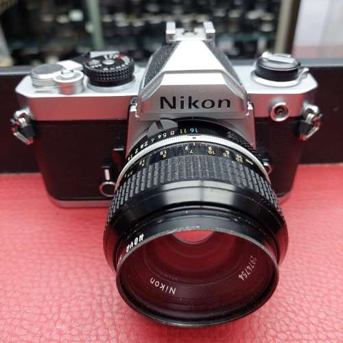 NIKON FG + 50MM F1.8  NIKON FM + 50MM F1.4   NIKON FE BODY