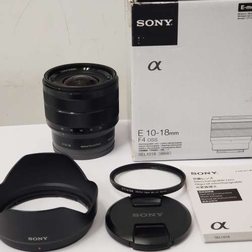 Sony SEL1018 E 10-18mm F4 OSS (恆定 f4 光圈 防震 廣角鏡頭) - 香港行貨，送 日...