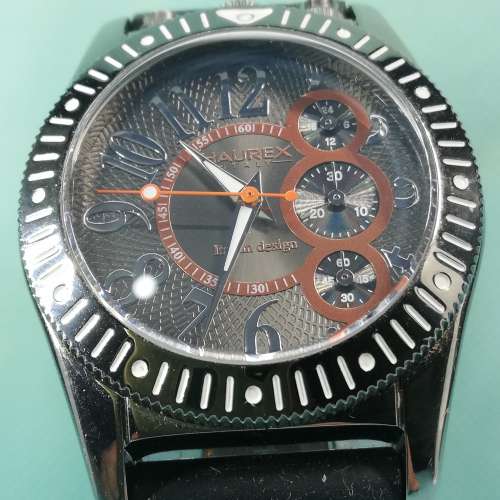 HAUREX italy chronograph quartz 石英計時腕錶
