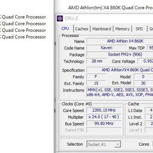 AMD Athlon 860K 3.7GHz Socket FM2+ - 二手或全新CPU, 電腦 - DCFever.com