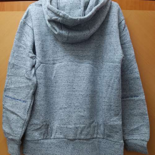 全新假兩件字母刺繡加絨連帽運動休閒衛衣 套頭衛衣 加絨衛衣 上衣