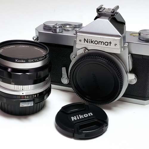 Nikon Nikomat FTN Silver 機身 + Nikon Nikkor-H. auto Non-AI 50mm F2
