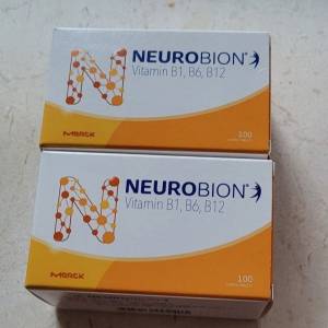 Neurobion Vitamins B1,B6,B12（100 capsues,2 boxes)
