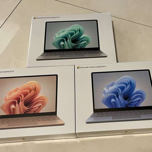 Surface Laptop Go3 全新未開封 (砂岩金 / 琉璃綠)