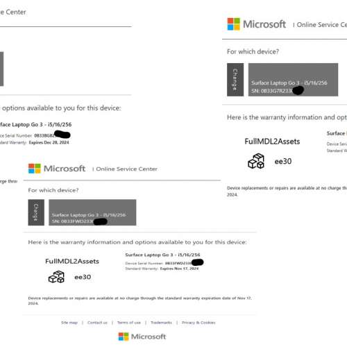 Surface Laptop Go3 全新未開封 (砂岩金 / 琉璃綠)