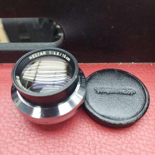 VOIGTLANDER HRLIAR 15CM F4.5 COVER 8X10 LENS CLEAR