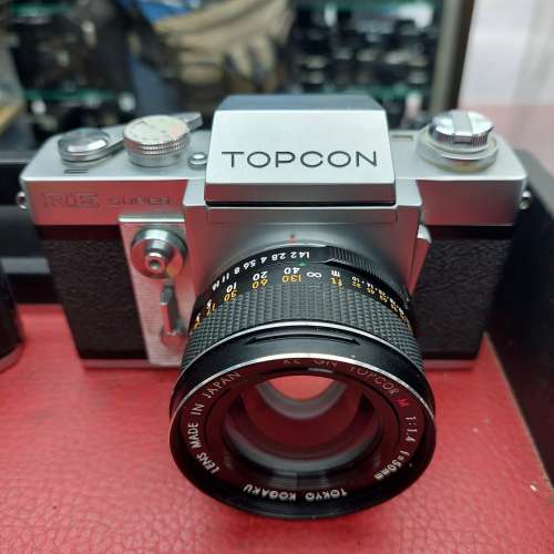 TOPCON RE SUPER + GN TOPCOR 60MM F1.4 正常 玻璃清