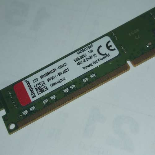 Kingston DDR3 8GB RAM KVR16N11/8WP - 二手或全新RAM 記憶體, 電腦 - DCFever.com