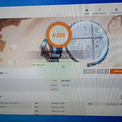 R5 5500 16GB 1TB M2 GTX1660TI 中效遊戲/電競電腦 即買即用