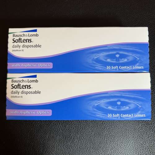 博士倫 SofLens Daily Disposable 每日即棄隱形眼鏡 (弧度: 8.6, 度數: -6.50) 4盒