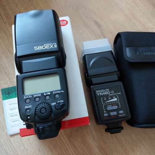 極少用Canon 580 EX II2 全套有盒送多支YN460 II