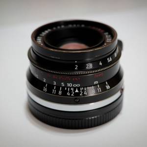 [ FS ] 周八枚 Light Lens Lab 35mm/ f2 V6LC ( 原廠 Black Paint 露銅 ) Leica M1...