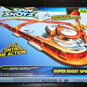 Hot Wheels 電動陀螺 風火輪 旋轉飛碟發射軌道賽道 Spin Shotz Rail Rip Race Playset