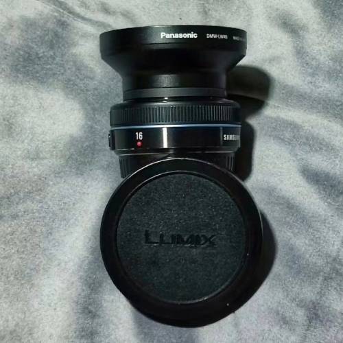 松下Panasonic Lumix DMW- LW46超廣角轉接鏡頭