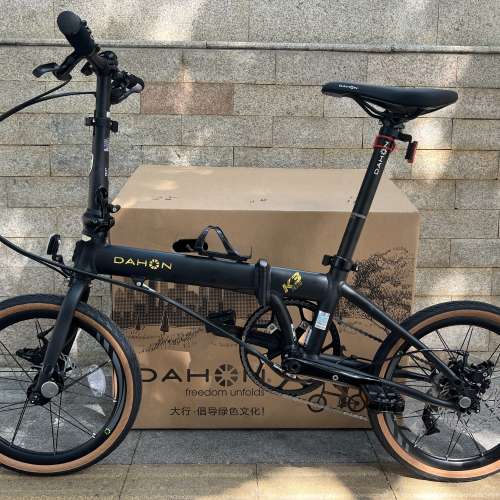 (小量現貨) 2024 黑金色特別版 頭柱內摺版馬甲線款 DAHON K3 PLUS 9速 16吋349 碟剎...