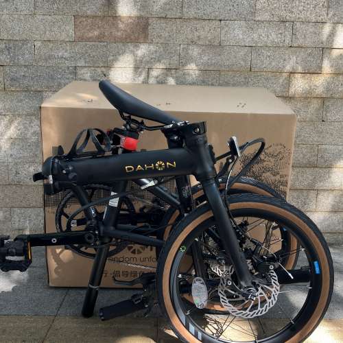 (小量現貨) 2024 黑金色特別版 頭柱內摺版馬甲線款 DAHON K3 PLUS 9速 16吋349 碟剎...