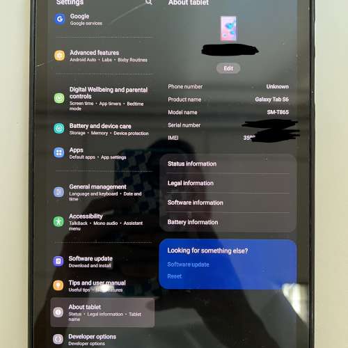 Samsung Galaxy Tab S6 SM-T865 4G 256gb (not lite)