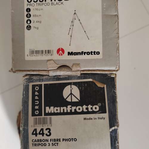Manfrotto （1）Carbon One 碳纖 （2）055ProB 鋁架