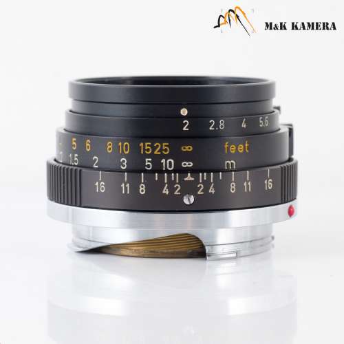 六枚玉LEITZ Leica Summicron-M 35mm/F2.0 E39 6Elements Lens Yr.1969 Canada #852