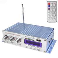 小型 音箱用的amplifier 供放 放大器 ,可插usb 或 sd卡 播放音樂 ,有fm 收音機 ,遙控