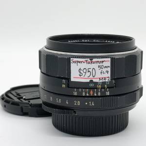 90% New Super Takumar 50mm F1.4, 深水埗門市可購買