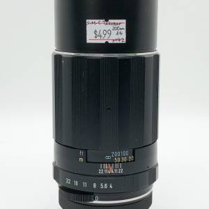 98% New Takumar	S-M-C 200mm F4, 深水埗門市可購買