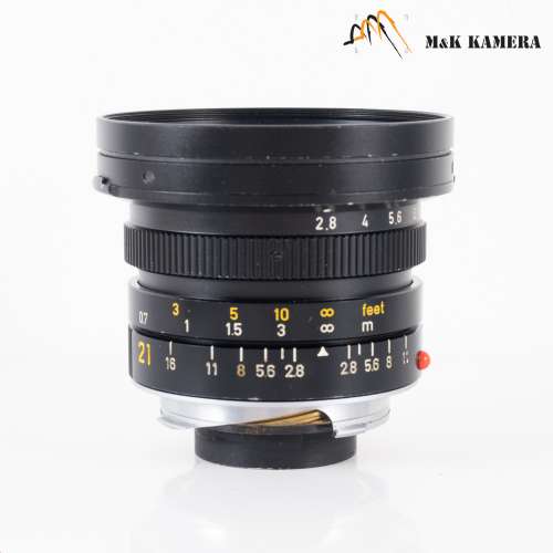 "虛化很漂亮的鏡頭"Leica Elmarit M 21mm/F2.8 E60 Pre-A Black Lens Yr.1988 Cana...