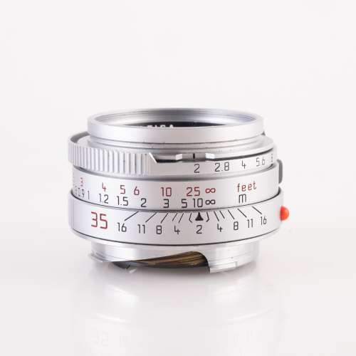七枚Leica Summicron-M 35mm/F2.0 Ver.4 7 Elements Rare Silver Yr.1993 11311 #672