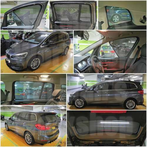 BMW F45 F46 218D 220I 全車磁石濾光窗網太陽擋
