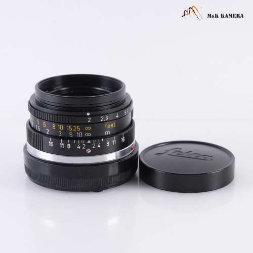 六枚玉LEITZ Leica Summicron-M 35mm/F2.0 E39 6Elements Lens Yr.1974 Canada #102
