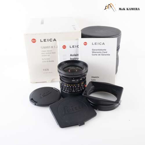 旅行用鏡Leica Elmarit-M 24mm/F2.8 ASPH Black Lens Yr.1996 Germany #104