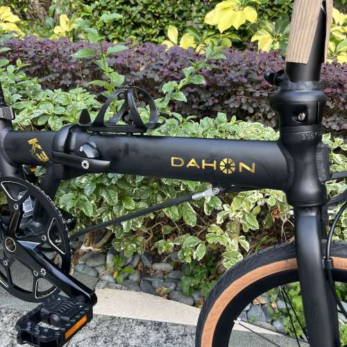 (小量現貨) 2024 黑金色特別版 頭柱內摺版馬甲線款 DAHON K3 PLUS 9速 16吋349 碟剎...