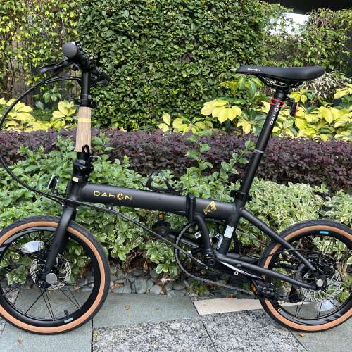 (小量現貨) 2024 黑金色特別版 頭柱內摺版馬甲線款 DAHON K3 PLUS 9速 16吋349 碟剎...