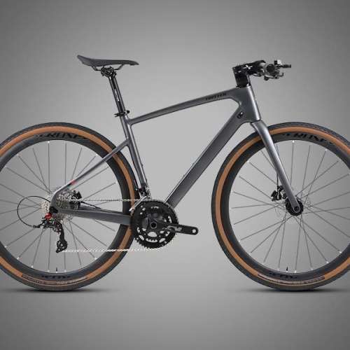 TWITTER Gravel V1 24速/11速 桶軸油剎 平把碳纖維公路車 送水架前後蛙燈