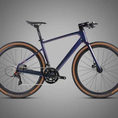 TWITTER Gravel V1 24速/11速 桶軸油剎 平把碳纖維公路車 送水架前後蛙燈