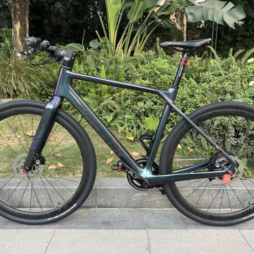 2023 TWITTER GRAVEL X 11速/ 24速 桶軸碟剎 平把 碳纖維 公路車 送水架前後蛙燈叮叮