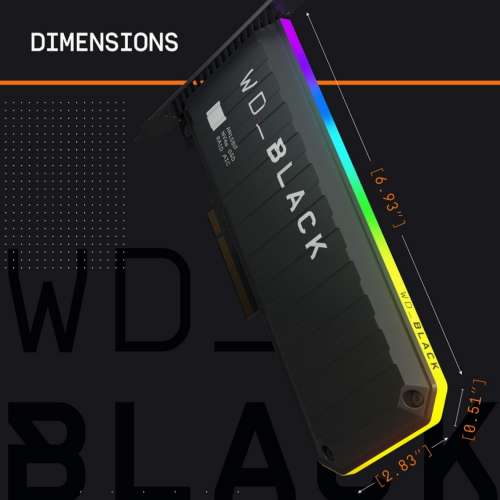 WD Black AN1500 NVMe RGB SSD（4TB）