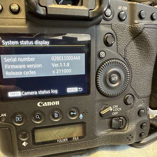 Canon EOS 1DX Mark II 剛剛更換全新快門組件及Mirror Box / Brand new shutter bo...