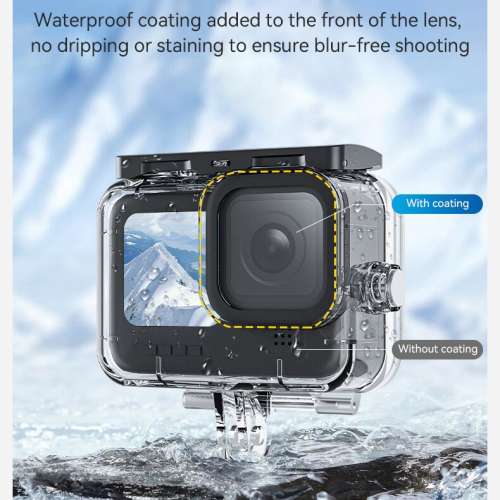 Diving Waterproof Case Combo With Pink Filter - For Full Scene 全景潛水防水殼...