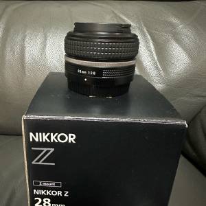 出售99%新Nikon 28mm F/2.8 Z (SE)特別版 行貨有盒有證