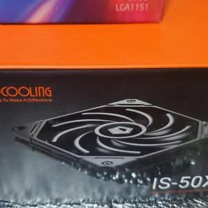 全新黑化(抗氧化更耐久)ID-Cooling IS-50Xv3 CPU散熱風扇 For LGA1200/115X