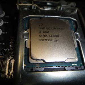 8代 Intel® Core™ i3-8100 處理器 6M 快取記憶體，3.60 GHz
