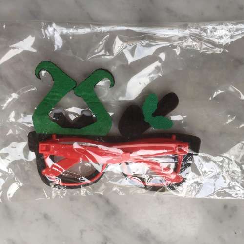 $0 Free 免費 男女適用 免費 聖誕節 眼鏡 飾物